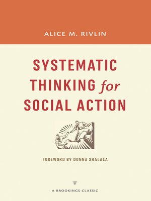 cover image of Systematic Thinking for Social Action